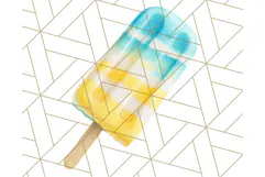 Sky Blue and Sunshine Yellow Summer Clipart PNG, Tropical Product Image 2