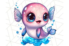 Arctic Animals Kawaii Clipart PNG, Cute Polar Creatures Art Product Image 2