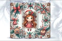 4 Christmas Seamless Tumbler Wrap 20 oz Product Image 4