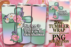 GIFT OF CHEER 20oz TUMBLER WRAP, Cross Product Image 1