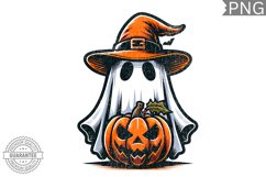 Halloween Ghost Sublimation Design - High-Quality 300 Dpi Product Image 1