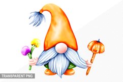 Halloween Gnome - Halloween Gnome Sublimation Design Product Image 1