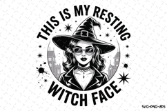 This is my resting witch face Svg | Halloween Svg | Svg File Product Image 1