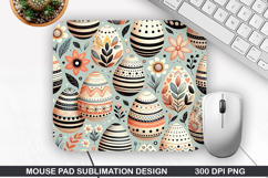 Easter Eggs Mouse Pad Sublimation, Easter Mouse Pad PNG Product Image 1