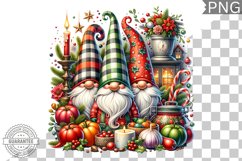 Christmas Gnome Sublimation - Clipart PNG Design Product Image 1