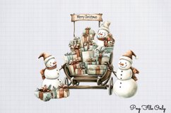 White Rustic Christmas Clipart PNG Product Image 1