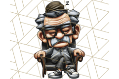 Grumpy Old Man PNG Clipart, Funny Father’s Day Graphics Product Image 2