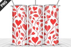 Lovely Hearts Tumbler Design | Valentine&#039;s Day Tumbler Wrap Product Image 2