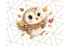 Woodland Autumn Critters PNG Clipart, Cute Fall Animals Product Image 2