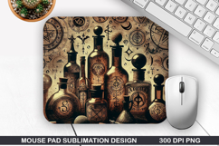Halloween Mouse Pad Sublimation, Halloween Mouse Pad PNG Product Image 1
