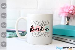 Boss Babe SVG Design / Boho Girl SVG Cut Files Product Image 2