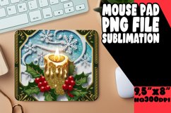 Bright Mouse Mat Ideas for Gifts, 3D Xmas Product Image 1