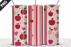 Lovely Hearts Tumbler Design | Valentine's Day Tumbler Wrap Product Image 5