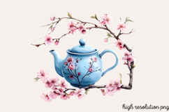 Spring Neutral Blue Clipart PNG Product Image 1