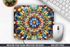 Fireworks Mouse Pad Sublimation, 4th Of July Mouse Pad PNG Product Image 1