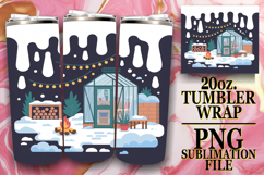 Heartfelt Moments 20oz tumbler wrap, Winter Product Image 1