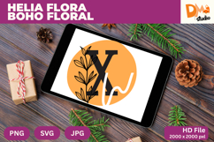 Helia Flora Boho Floral Monogram Product Image 1