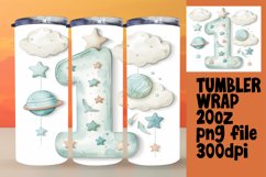 Starlit Serenity: Sublimation Designs 20oz Tumbler Product Image 1