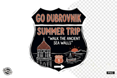 Summer Travel Road Signs PNG Clipart Product Image 1
