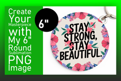 Lovely Round Design for Keychains , Religious Product Image 1