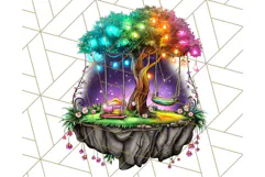 Bright Floating Island PNG Clipart for Fantasy Worlds & Maps Product Image 2