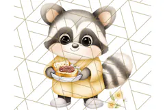 Warm & Fuzzy Mornings PNG Clipart, Cozy Animal Art Download Product Image 2