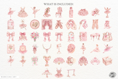 Blush Ballet Dreams Girl Clipart Product Image 4