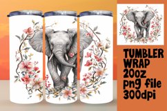 Colorful Boho Tumbler with Playful Animals Product Image 1