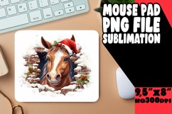 Christmas 3D Escape Scene Mouse Pad Sublimation Product Image 1