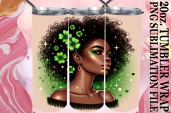 Sparkling St. Patrick&#039;s Day Tumbler Wrap Product Image 1