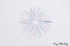Happy New Year Fireworks Clipart PNG Product Image 1