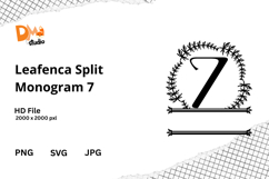 Leafenca Split Monogram Product Image 1