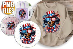 LUMINOUS TOTE BAG Designs PNG, American Dog Product Image 1