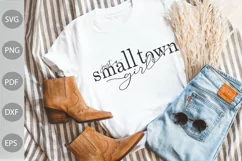 Just A Small Town Girl SVG Design - Quote For Girl SVG Product Image 3