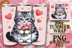 Cute Animal and Flower Tumbler Wrap Spring 20oz Product Image 1