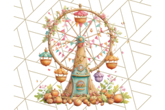 Tiny Carnival Friends Clipart PNG, Animal Fair Festival Product Image 2