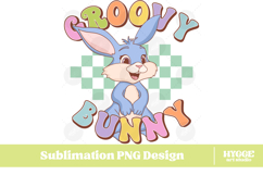 Easter Bunny Sublimation DTF Chick Farm Hip Hop Spring Joy Product Image 1