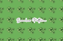 St. Patrick's Day Seamless Patterns - Leprechaun &amp; Clovers Product Image 7