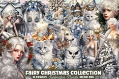 Mega Watercolor Christmas Clipart Bundle, Christmas Bundle Product Image 29