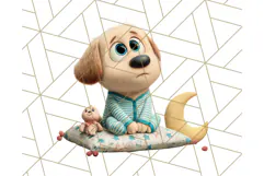 Pet Shop Clipart, Cute Big Eyed Animals, Kawaii Pets PNG Product Image 2