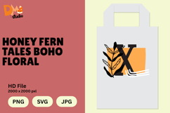 Honey Fern Tales Boho Floral Monogram Product Image 1