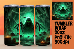 Inspired 20oz Tumbler Wrap Template , Horror Halloween Product Image 1