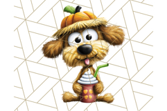 Halloween Animals in Costumes Clipart PNG, Cute Pets Art Product Image 2