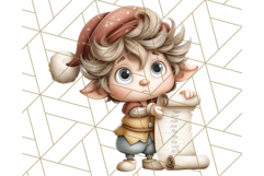 Storybook Santa &amp; Friends PNG Clipart, Christmas Png Clipart Product Image 2