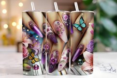 Nails Tumbler Wrap | Sublimation | Tumblers Product Image 1