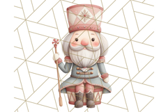 Nutcracker Clipart, Festive Holiday Toy Soldier PNG Art Product Image 2