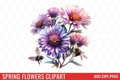 Spring Flowers Clipart Product Image 1
