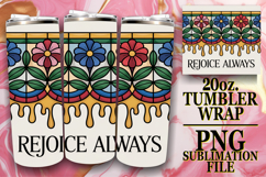 Joyful Reflections 20oz tumbler wrap, Christian Product Image 1