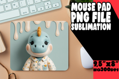 COZY MOUSE MAT CREATIVE DESIGN, Cute Dino Product Image 1