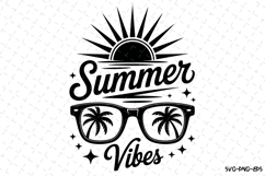 Summer Vibes svg | Summer Svg | Svg Cut Files Product Image 1